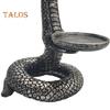 Vintage Candle Holder 3D Coiled Snake Resin Candle Holder Table Decor Snake Candle Holder for Bedroom Living Room