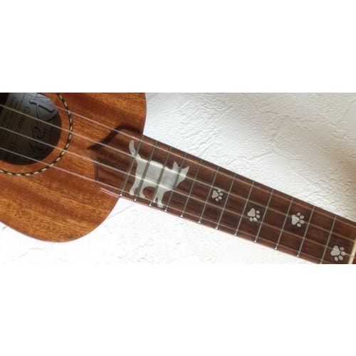 Jockomo Cat's Foot/Soprano Ukulele Position Mark Inlay Stickers - Perfect for Ukuleles