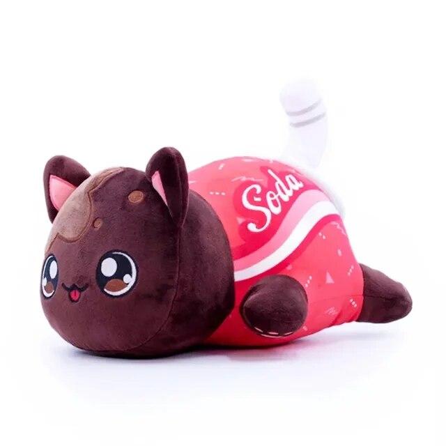 Miela Miauksėjimų Aphmau Pliušinė Lėlė Aphmau Mee Meow Maisto Katė Kola Bulvytės Mėsainiai Duona Sumuštiniai Miego Pagalvė Vaikų Dovanos