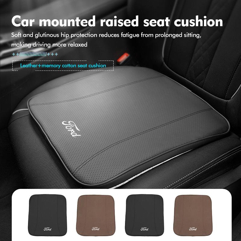 DSOE8 For Ford Car Seat Cushion Luxury Leather Support Pad Sponge Seat Cover Escape Ecosport Fusion Explorer Expedition Taurus