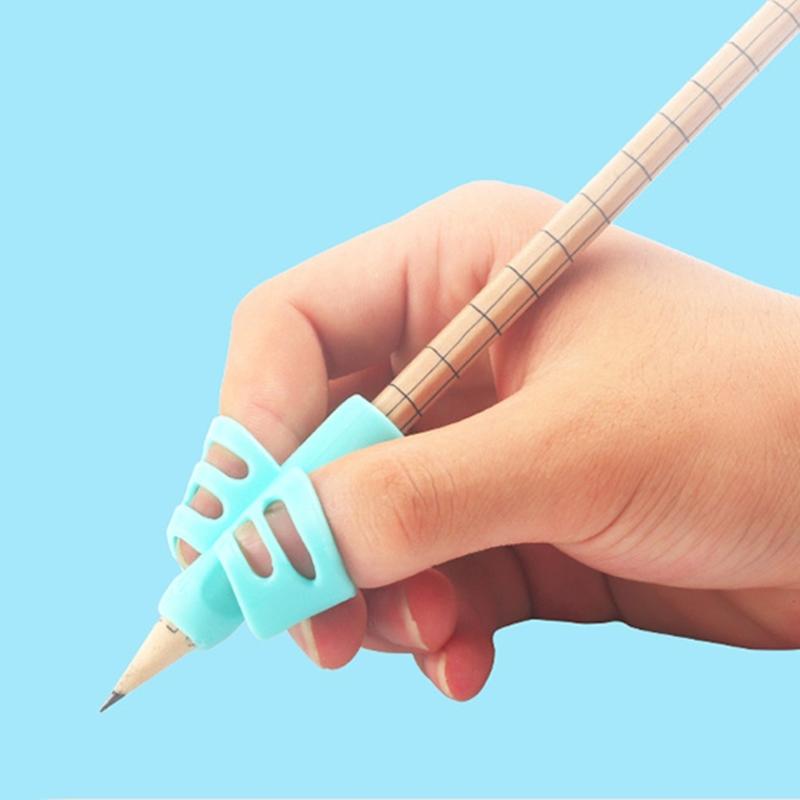1 Set Pencils Grip for Kids Handwriting Butterfly Shaped Pencil Holder Grip Posture Correction Training Writing Aid