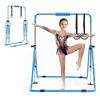 VEVOR Gymnastic Bars for Kids, 63.5 Kg Capacity Folding Training Kip Bar, Adjustable Height Gymnastic Horizontal Bar for Home