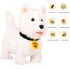 Cute Interactive Plush Dog Walking Barking & Tail Wagging Soft Interactive Electronic Plush Puppy Toy Gift Toy for Girls & Boys