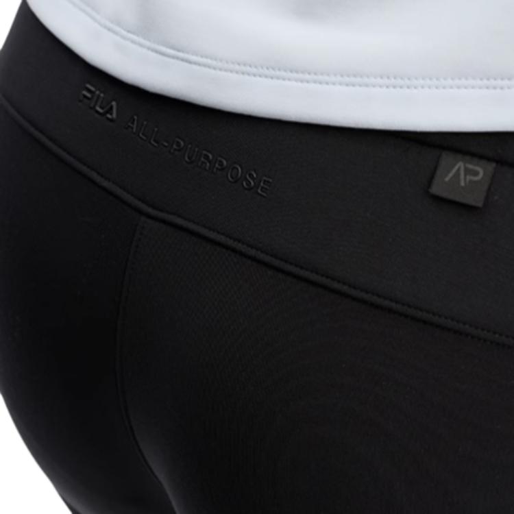 Fila Womens Outdoor Series Casual Fashion Comfortable Knitted Sports Pants Women Pants Deep-Black A11W441608F-BK