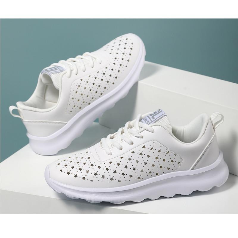 Женская обувь больших размеров. Дышащая и прочная спортивная обувь для отдыха. 42 чёрный — фото 8