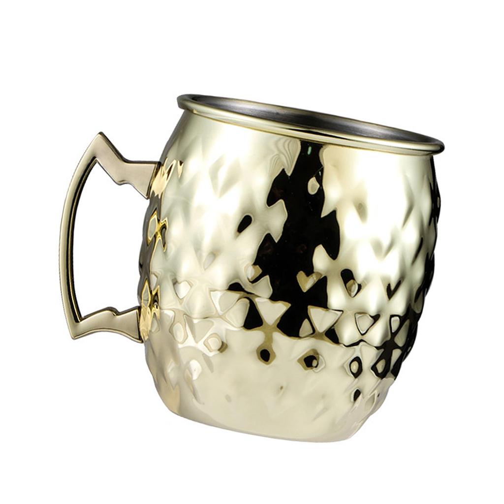 Mule Mug 530ml Hammered Sturdy Water Cup for and Cold Milk Kitchen
