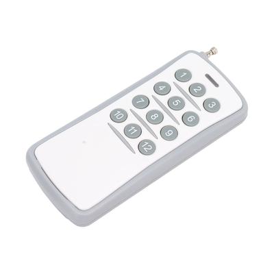 Télécommande Sans Fil DC12V 433MHz 12 Boutons Émetteur Récepteur Longue Distance pour Lumière LED