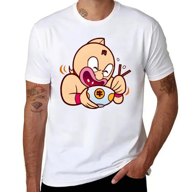 Harajuku muscle Kinnikuman eat for T-shirt move T-shirts cute funny geek home EUR size