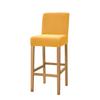 Samtstoff Barhocker Stuhlbezug Elastisches Lycra Stretch Kurzer Rücken Stuhlbezüge Für Essbereich Zimmer Café Zuhause Kleine Größe Option Sitzbezug