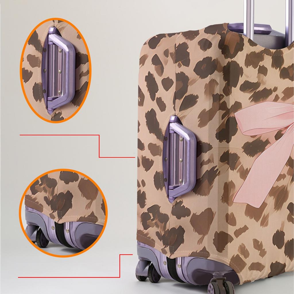 Animal Pattern Luggage Protection Cover, Set Suitable for 18-32 Inch Luggage Cover, Suitcase Handle Cover, Travel Accessories