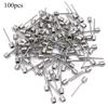 50-100PCS Sports Ball Inflating Pump Needle for Football Basketball Soccer Inflatable Air Valve Adaptor Stainless Steel Pump Pin