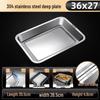 304 Stainless Steel Deep Square Serving Tray