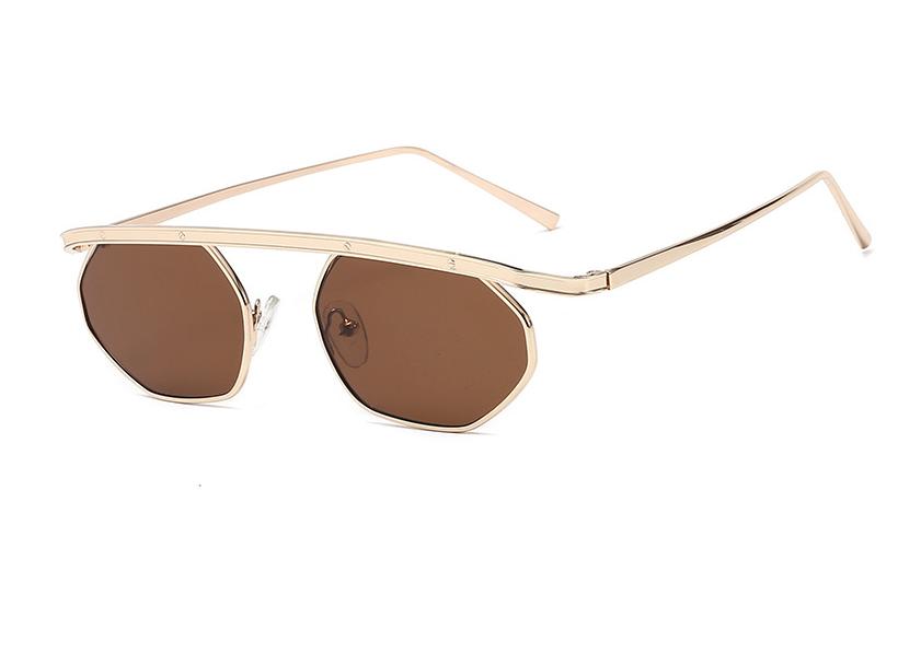 Polygon Shape Sun Glasses For Women Stylish Stylish UV Ray Blocking Sun Glasses Woman European American Style For Men Sunglass