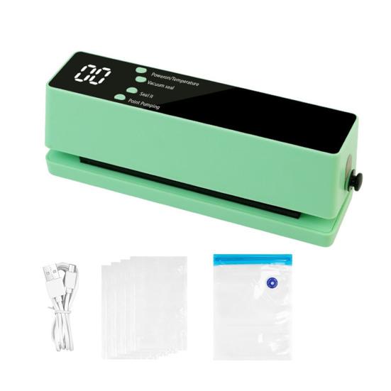 Sigilator Alimentar cu Vid Afișaj Digital 60kPa Aspirație Puternică Moduri Multiple