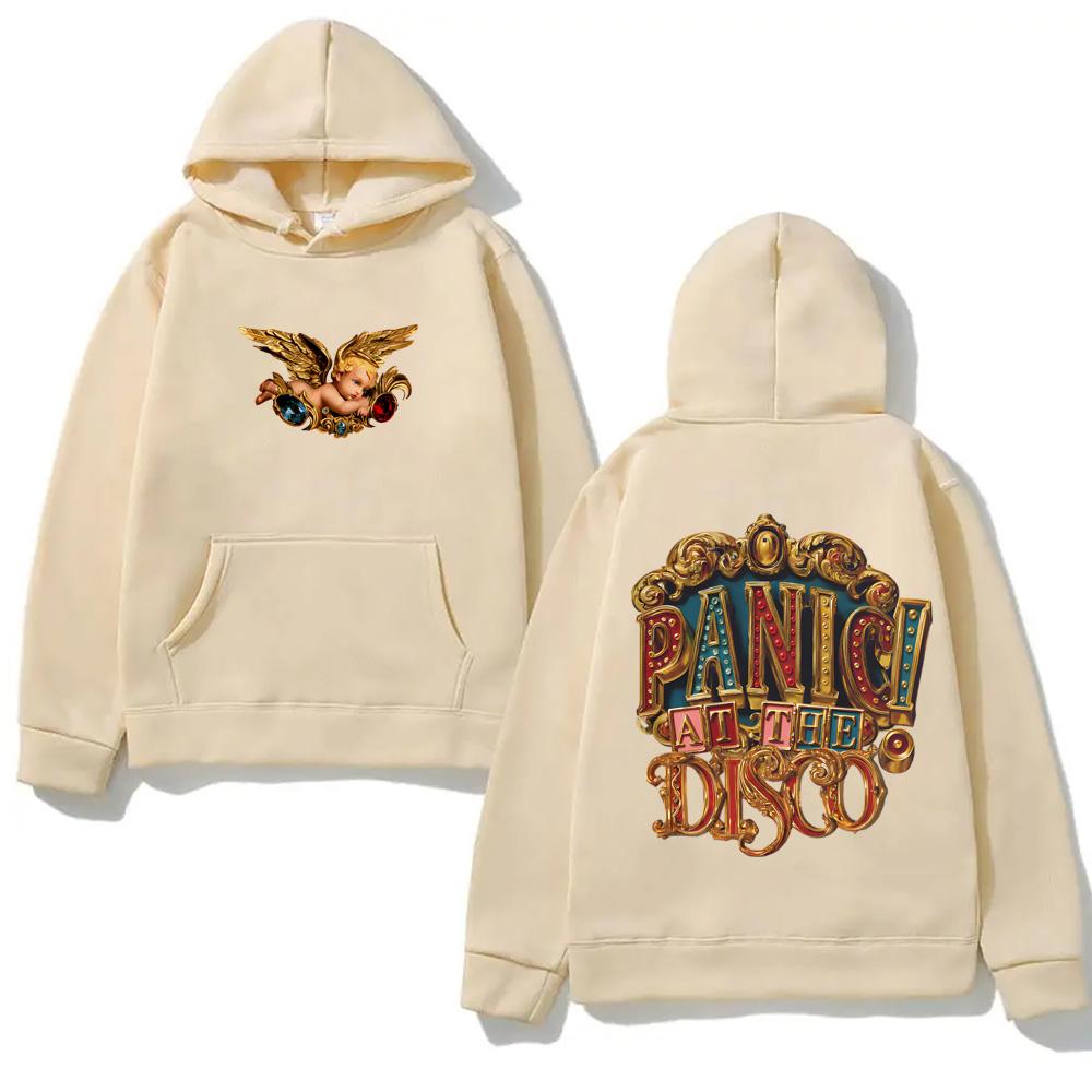BAROQUE ANGEL PULLOVER HOODIE Panic! At The Disco 2025 New Harajuku Sweatshirt High Quality Clothing Sudaderas Hooded Hoody