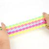 Soft Rubber Tpr Decompression Elastic Release Colorful Noodle Rope Decompression Stretch Smooth Caterpillar Pull Bracelet