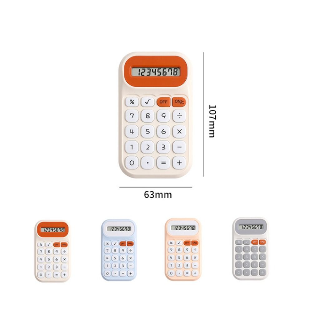 Large Screen Cute Calculator Mechanical Keyboard Mini Pocket Calculator Back To School