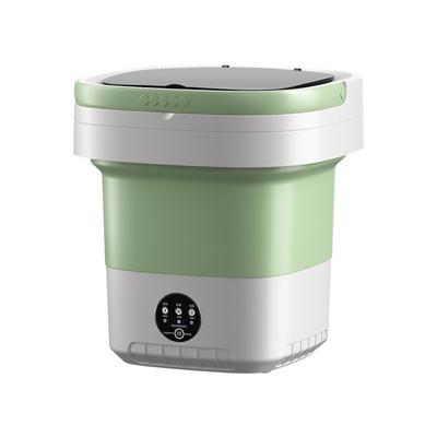 12L Portable Washing Mini Foldable Sock Underwear Panties Compact Retractable Household Washing Machine Spinning Dry Hand Washing Machine for Home Use