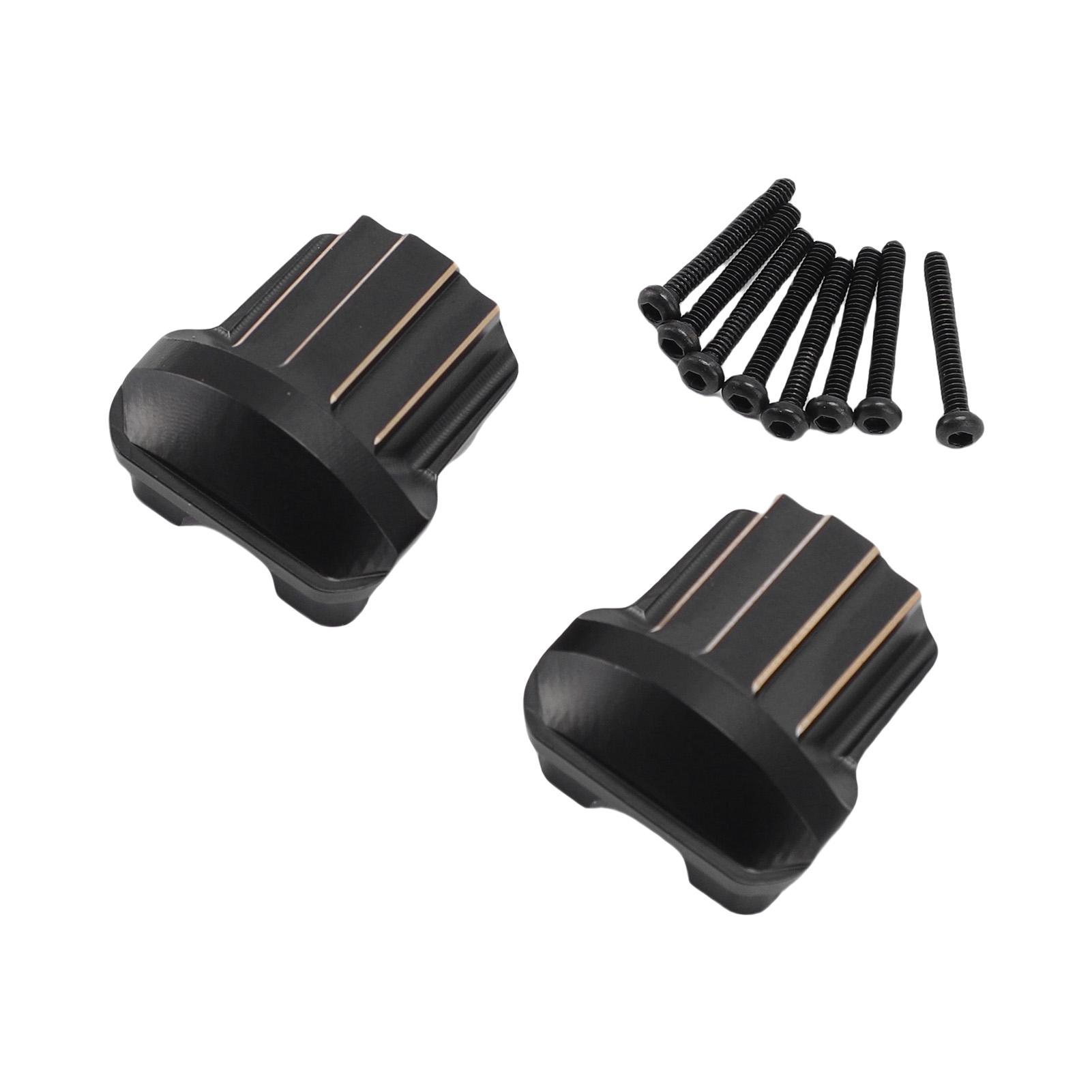 

Pair of RC Bridge Axle Cover Enhance Structural Strength Replacement for 4M 118 RC Crawler Car
