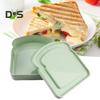 Plastic Toast Box Convenient To Carry Useful Office Worker Lunch Toast Sandwich Carrying Case