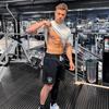 Men's Summer Drawstring Fitness Sports Short Pants Loose Casual Cotton Running Shorts with Pockets