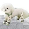Pet Anti Dust Pants Anti-Slip Dog Suspender Rain Boots Waterproof Cartoon-Print Detachable Footed for Small & Medium Dogs