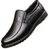 New Men's Leather Shoes Business Casual Soft Leather Shoes Non-slip Soft-soled Shoes Work