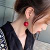 Women Oversized Pearl Twisted Hoop Earrings Unique Big Circle Statement Jewelry Fashion Accessories For Girls