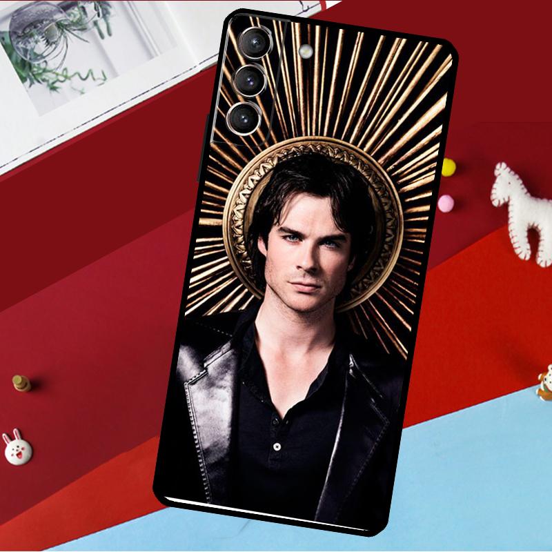 Damon Salvatore Vampire Diaries Funda For Samsung Galaxy S26 S25 S23 S22 S20 S24 Ultra S9 S10 Plus S21 FE S25 FE Phone Case