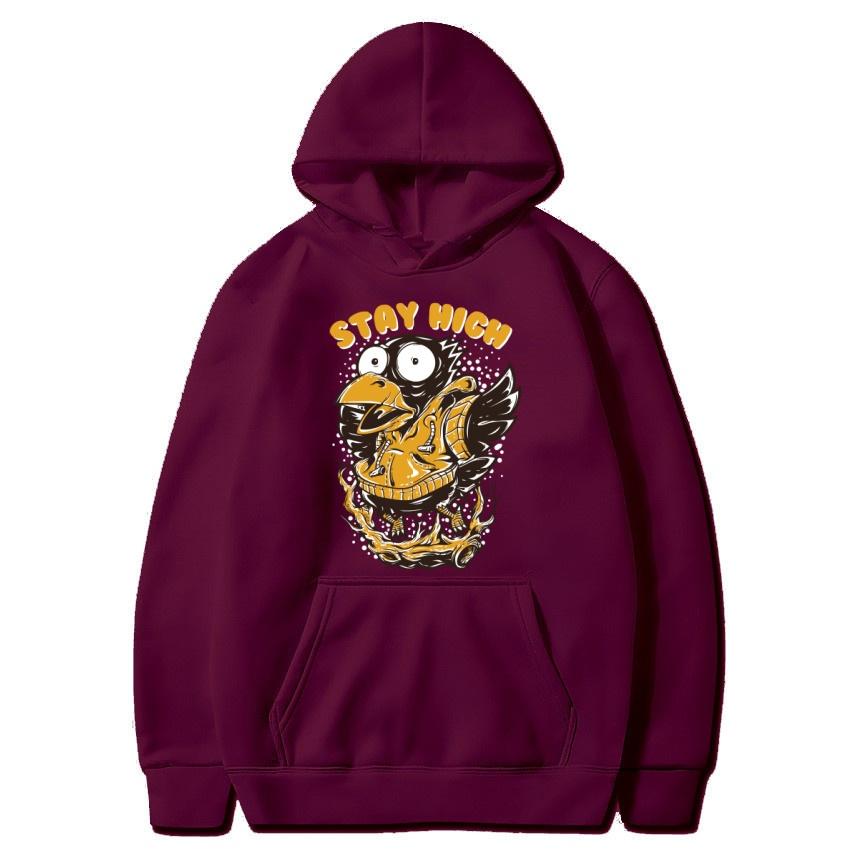 Autumn And Winter fleece Hoodie with high print, street fashion Harajuku pullover Men's and Women's Long sleeved Hoodie