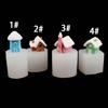 4x Silicone Mould Small House Resins Mould 3D Hut Candle Castings Molds
