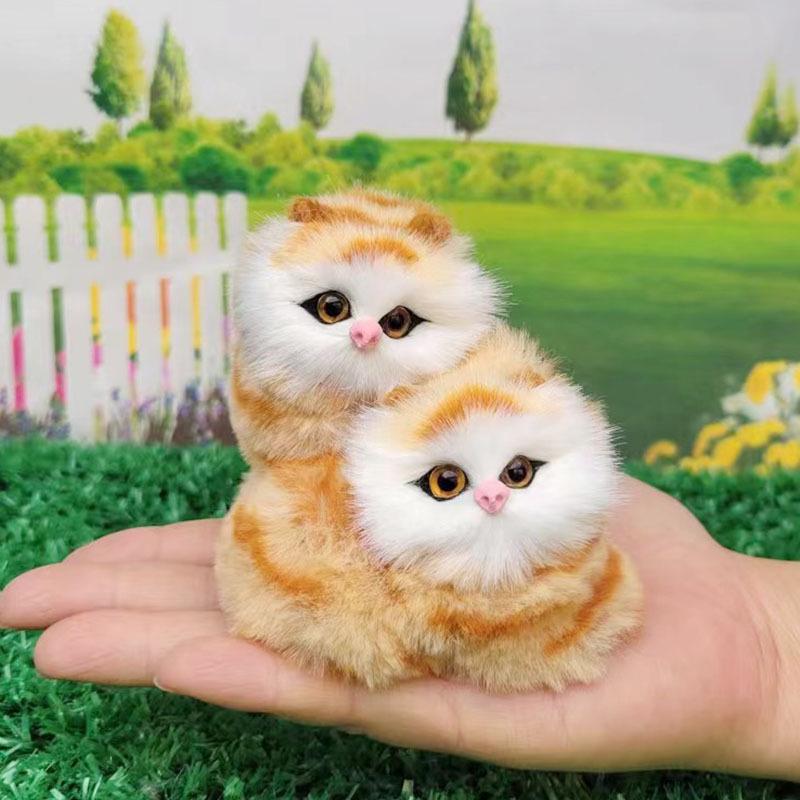 Plüsch Bellende Katze, Hase & Welpen Spielzeug - Pädagogische Tierpuppe für Kinder