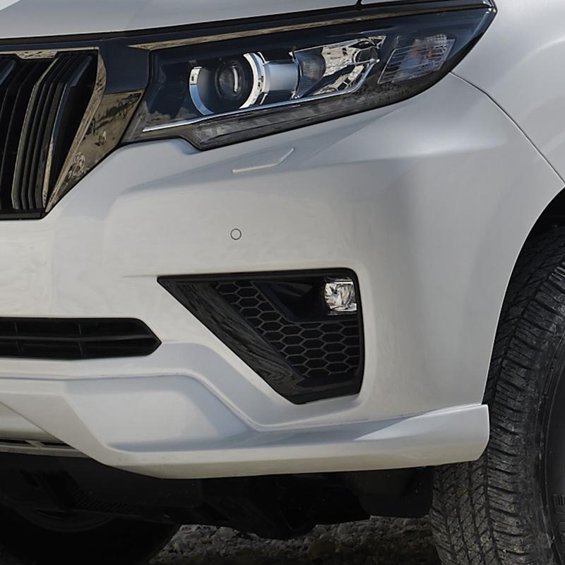 For 2018-2022 Toyota Land Cruiser Prado LC150 Black Yao Fog Lampshade Exterior Decoration Modification Accessories 2021 2020