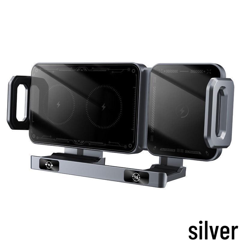Foldable Screen Wireless Fast Charging Car Holder for Huawei & Samsung Z Fold 6