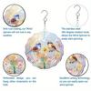 Christmas Gnome Wind Spinner 2D Metal Kinetic Art for Outdoor Garden Yard Decor Holiday Thanksgiving No Battery Needed Durable