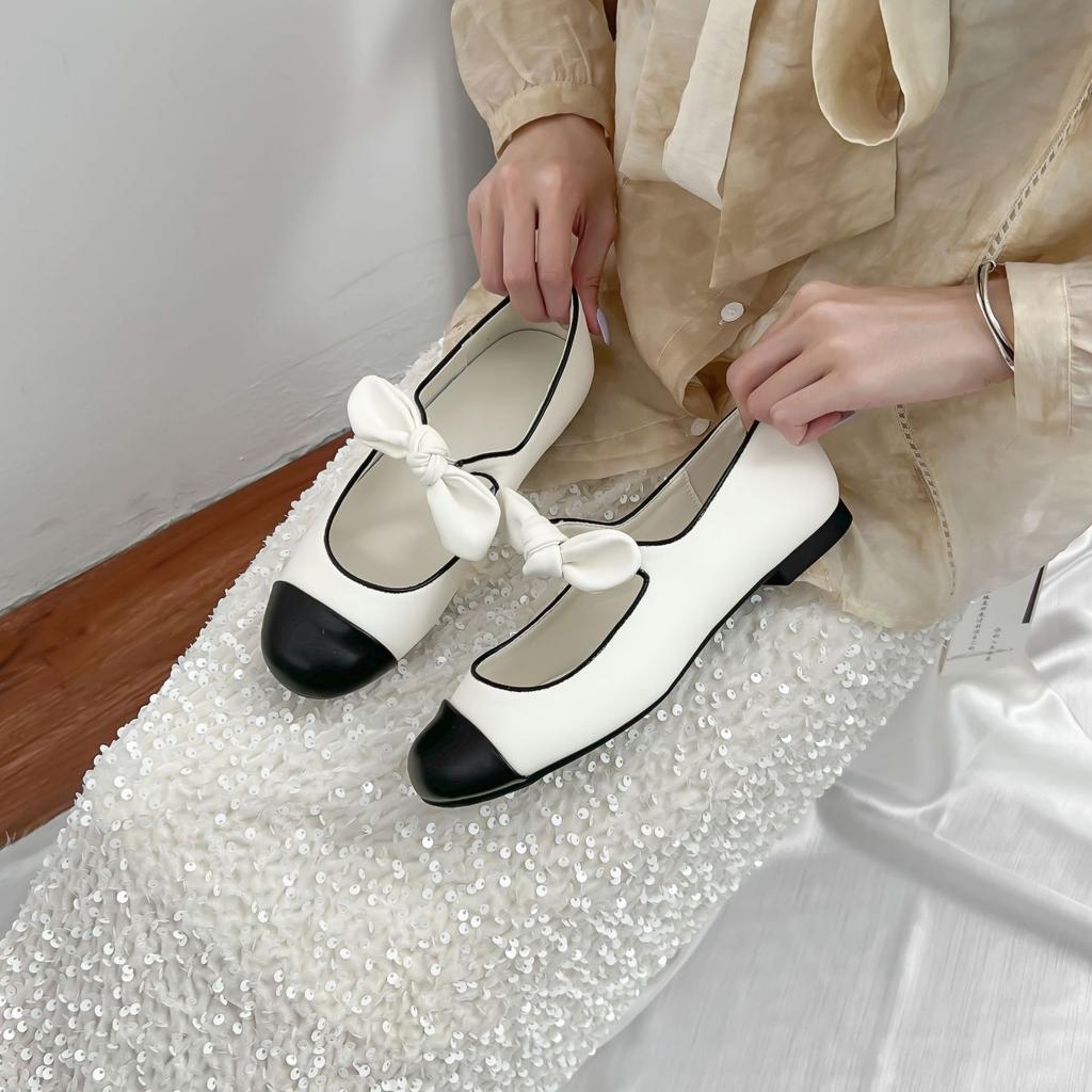Grape Mother Summer New Small Fragrant Style Mary Jane Shoes Women Wear High-end Sense Versatile Shallow Mouth Source Single Shoes Women