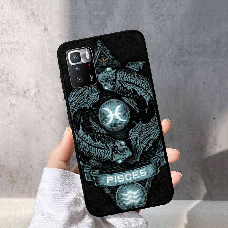 Sternbild Fische Handyhülle für Redmi Note 8 7 9 4 6 pro max T X 5A 3 10 lite pro