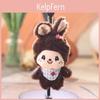 Monchhichi Plüsch Schlüsselanhänger mit ultraweichem Kurzplüsch für Kinder und Jugendliche