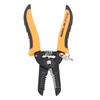 Abisolierzange Schneider Kohlenstoffstahl Multifunktionale Elektrokabelzange mit Sicherheitsverriegelung für 10 bis 22AWG Massivdrähte