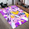 Bunny Party Style Crystal Velvet Rug, Soft Anti‑Slip Crystal Velvet Carpet for Living Room Bedroom Home Decor