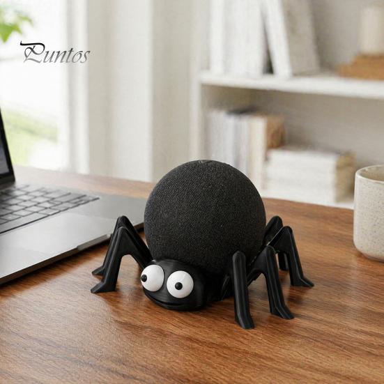 Unique Home Accents Spider Shape Table Stand Holder Compatible with Alexa Echo Dot 4/5 & Living Room Display Piece HomePod Mini, Decorative