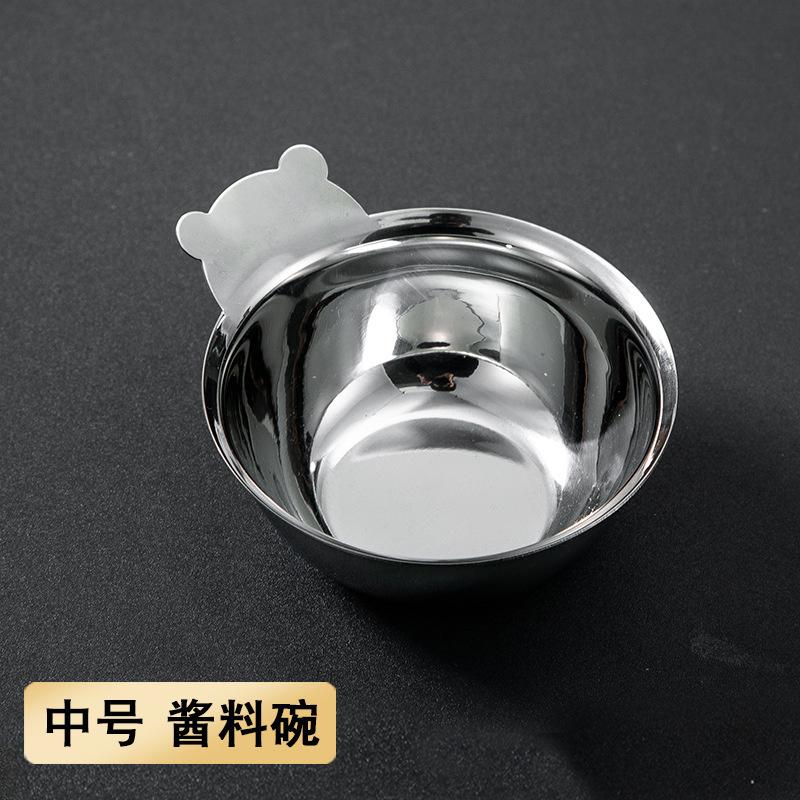 4 Grids 304 Stainless Steel Divided Dinner Tray Lunch Fruit Snack Container Food Plate for Students Canteen Restaurant Tableware