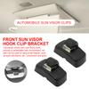 6/2PCS Sonnenblende Clip Für Skoda Fabia Amarok Beetle Bora Transporter Passat Beetle Lupo Dawn Saveiro Sharan golf Touran Caddy
