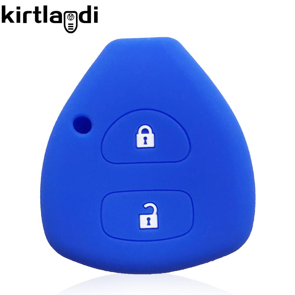 Car Accessories Key Case Cap for Toyota Rav4 Auris Corolla IQ Porte Yaris/Vitz Verso Hilux Icon Camry 40 2/3/4 Buttons Key Cover