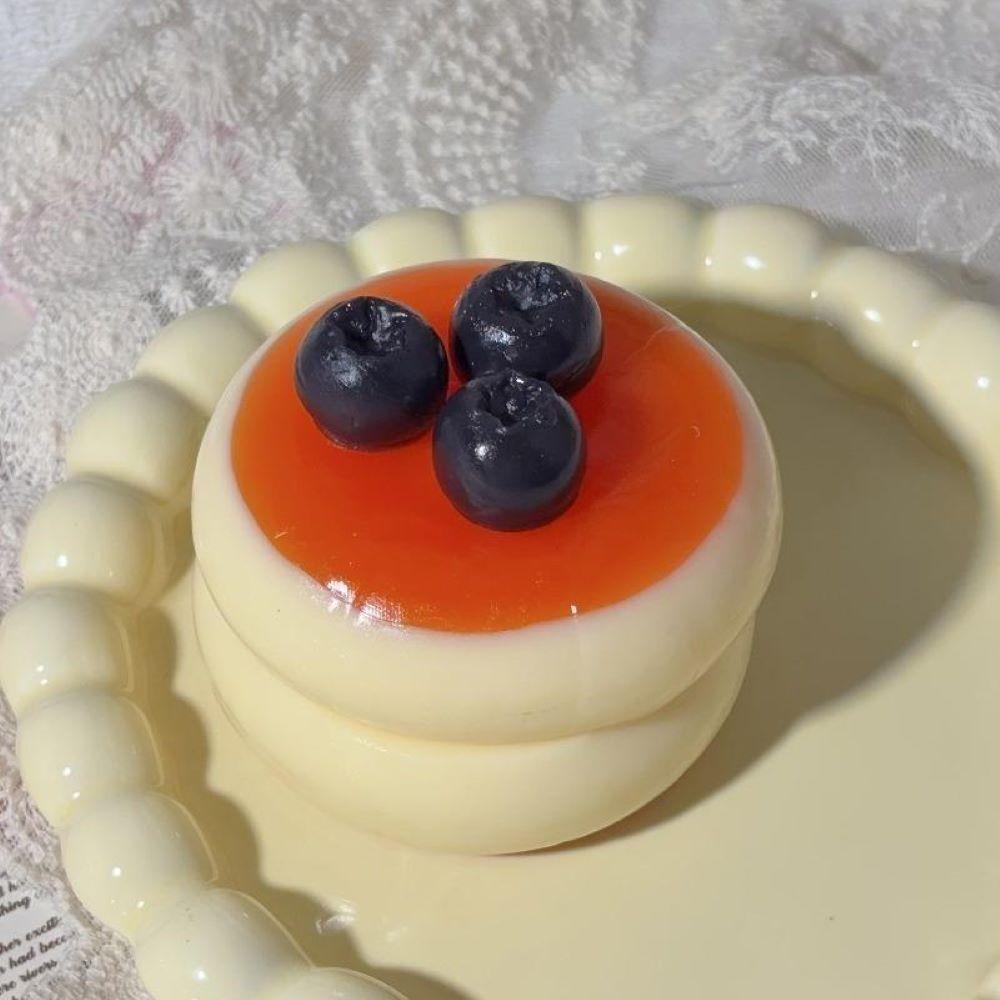 

Strawberry and Blueberry Cake Squeezing Toy - Soft TPR with Realistic Design, Perfect Gift for Slow Rebound Texture/Birthday/Chr 1pc голубика