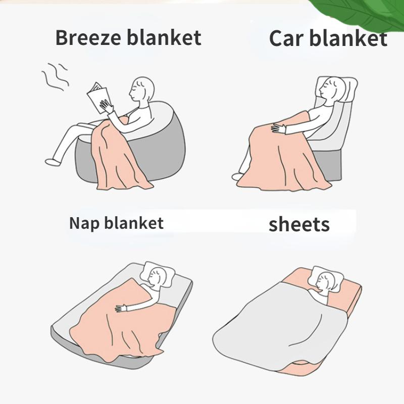 1pc Cotton Gauze Blanket  Four Layers of Yarn Tassel Blanket   Sofa Leisure Blanket  Cotton Single and Double Nap Blanket, Bedroom Decoration Supplies