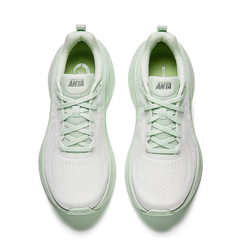 Anta Low Top Running Shoes Women's Papyrus White/Sketch Green 122535515-2