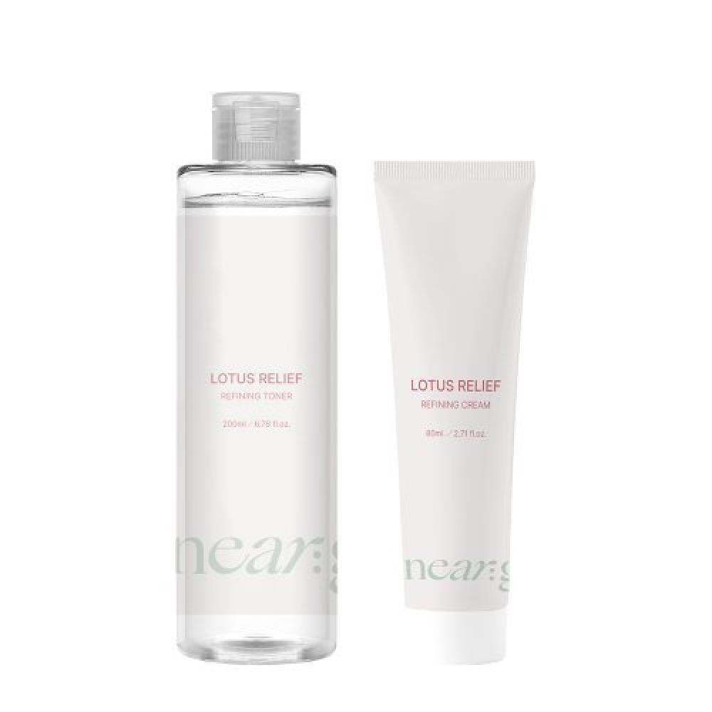 Neargarden Lotus Lotus Mild Foundation Set  Toner+cream FREE