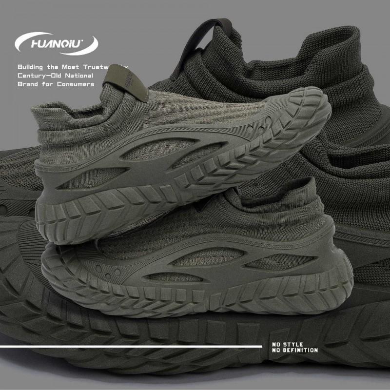 Kids Shoes Mens Breathable Mesh Upper Slip-On Casual Shoes Lightweight Comfortable Outdoor Walking Sneakers
