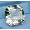 Beautiful Natural Light Yellow Sapphire 14+ Ct Asscher Cut Certified Gemstone